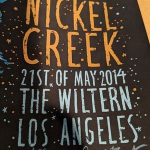 Nickel Creek concert poster